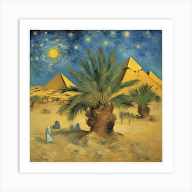 Egypt Art Vincent Van Gogh Art Print