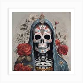 Santa Muerte 6 Art Print