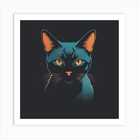 Cat Portrait Art Print