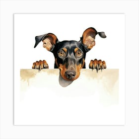 Doberman Pinscher 8 Art Print