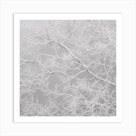 Bare Tree Branches Art Print