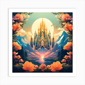 Fairytale Castle Art Print