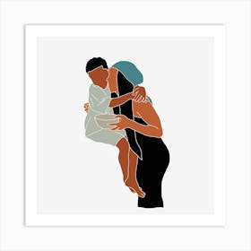 Mother And Child 1 Art Print