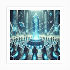 Sacred Rituals Cult Of Hydromancy Art Print