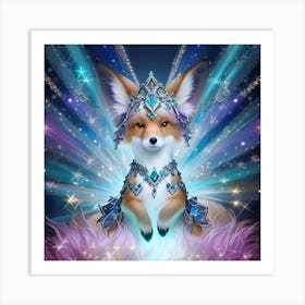 Fairy Fox 4 Art Print