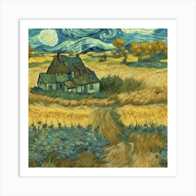 Landscape, Vincent Van Gogh Art Print