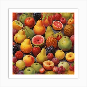 Fruit Basket Art Print