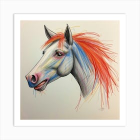 Horse Head Art Print