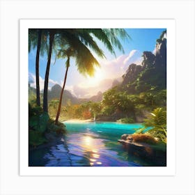 Tropical Paradise 29 Art Print