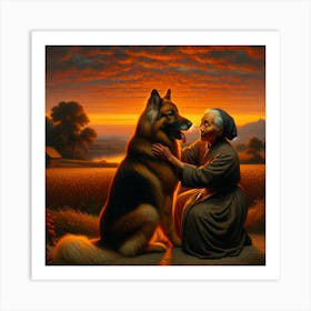 Not Just Man's Best Friend Art Print