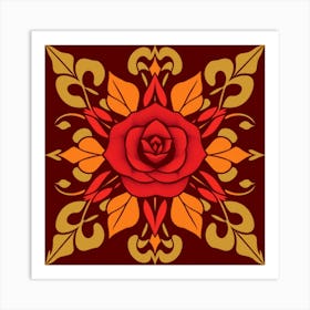 Red Rose 1 Art Print