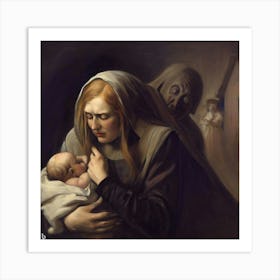 Virgin And Child Art Print