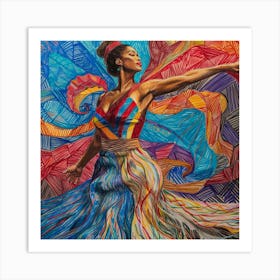 Latin Dancer 4 Art Print