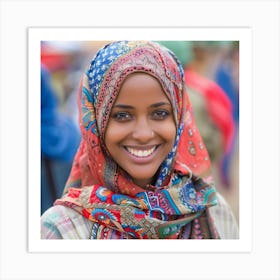 Ethiopian Woman Smiling Art Print