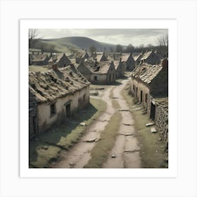 Village In Ireland Art Print