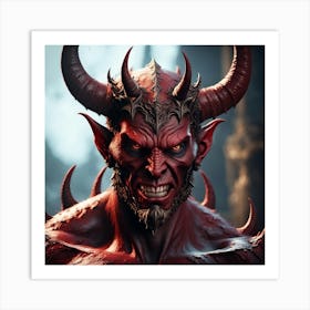 Beware of The Devil Art Print