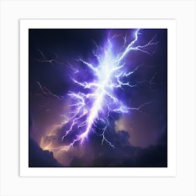 Lightning Stock Photos & Royalty-Free Footage Art Print