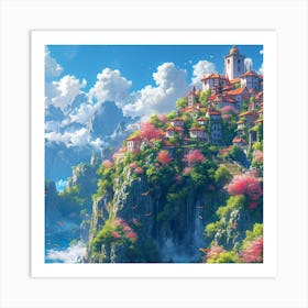 Castle In The Sky 2 Art Print