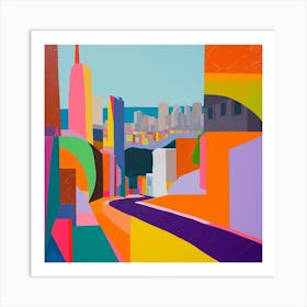 Abstract Travel Collection San Francisco Usa 2 Art Print