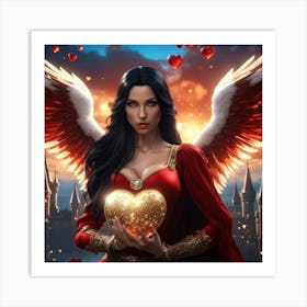 Angel of destiny Art Print