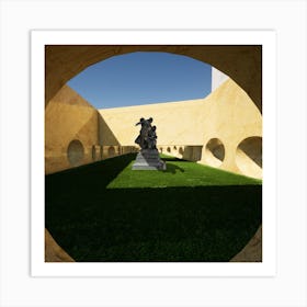 Courtyard Of The Museum Art Print