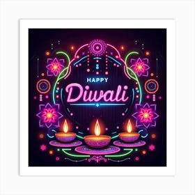 Happy Diwali Images Templates Design S (6) Art Print