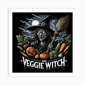 The Veggie Witch Art Print