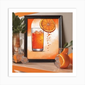 Aperol Wall Art Inspired 1 Art Print