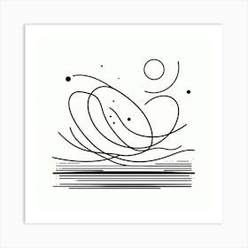 Waves And Sand Art Print