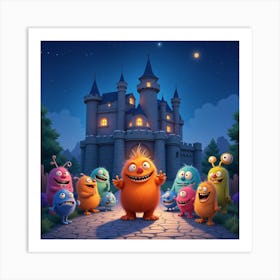 Monsters, Inc 4 Art Print