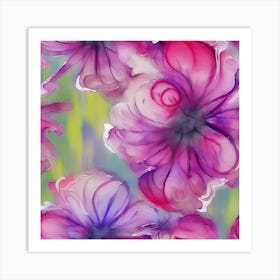 Vibrant Floral Art Print