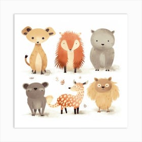 Wild Animals Art Print