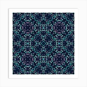 Beautiful knitted embroidery. Geometric ethnic oriental pattern traditional 2 Art Print