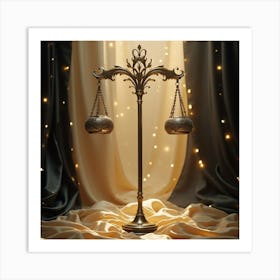 Scales Of Justice Art Print