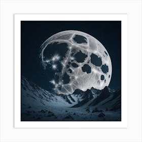 Full Moon In The Sky Art Print