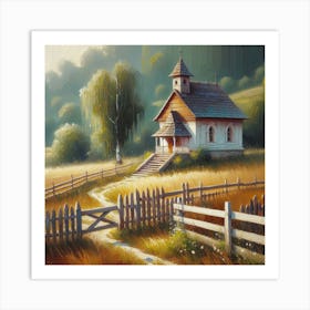 Country Church Art Print