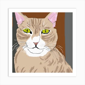 Cat Portrait #4 Art Print