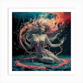 In The Captivating Artwork Polymorphic Renaissance Art Print