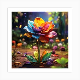 Colorful Flower 3 Art Print