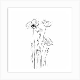 Poppies 24 Art Print