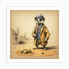 Meerkat 29 Art Print