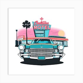 Carolina Motel Art Print