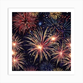 Fireworks In The Sky 27 Art Print