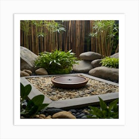 Asian Garden Art Print