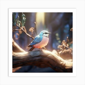 Bird In The Forest 1 Art Print