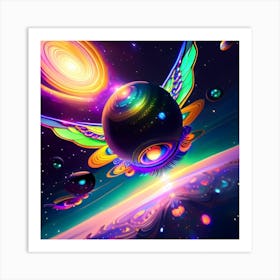 Psychedelic Art 34 Art Print