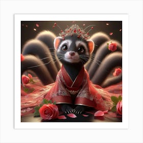 Chinese Raccoon 4 Art Print