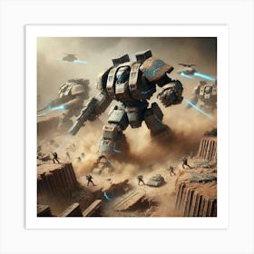 Geo Titans Role Converted Art Print