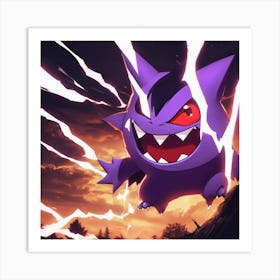 Pokemon Lightning Art Print