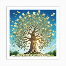 Money Tree 3 Art Print